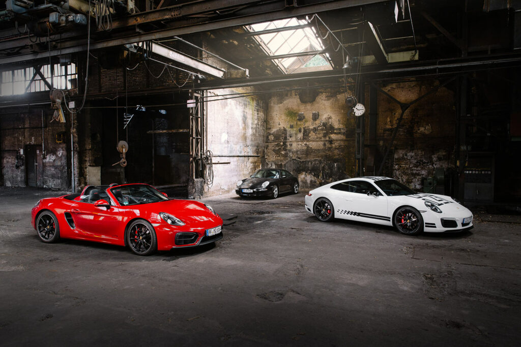 Drei Porsche